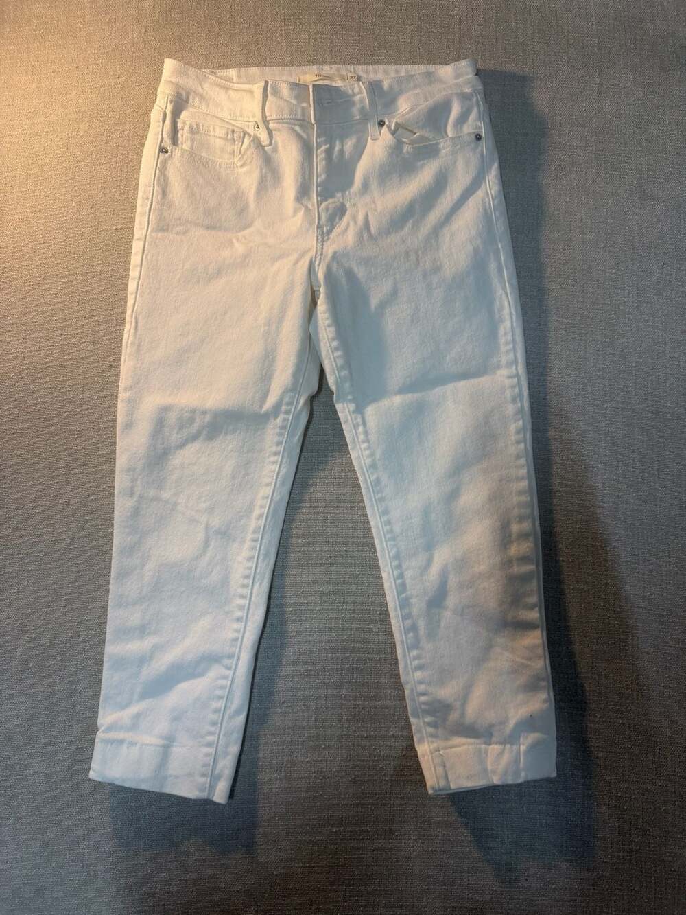 Levi's 712 Slim White Women's Jeans Size 27